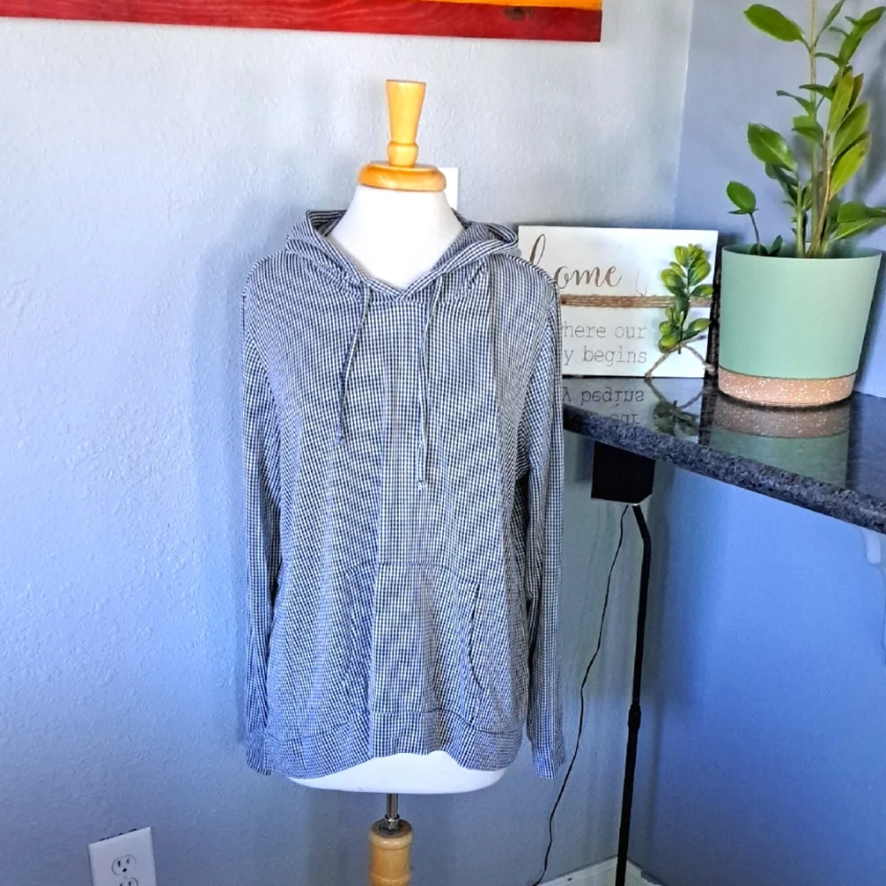 Gingham Hoodie | Size XL - Picture 1 of 7